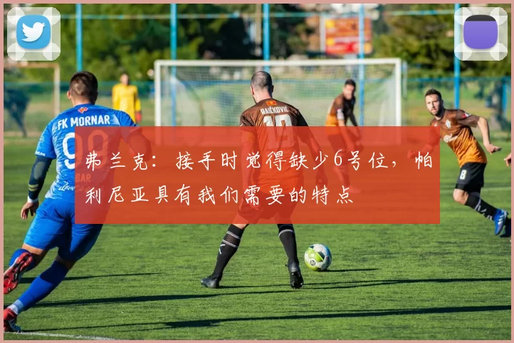 弗兰克：接手时觉得缺少6号位，帕利尼亚具有我们需要的特点