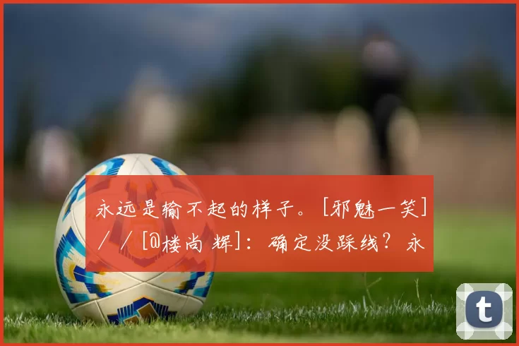 永远是输不起的样子。[邪魅一笑]／／[@楼尚 辉]：确定没踩线？永远是输不起的样子。[邪魅一笑]／／[@楼尚 辉]：确定没踩线？