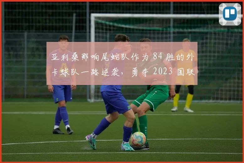 亚利桑那响尾蛇队作为 84 胜的外卡球队一路逆袭，勇夺 2023 国联冠军