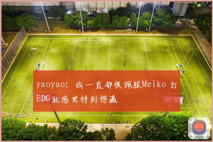 yaoyao：我一直都很佩服Meiko 打EDG就感觉特别想赢