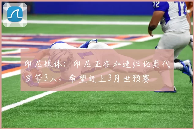 印尼媒体：印尼正在加速归化奥代罗等3人，希望赶上3月世预赛
